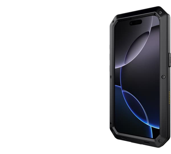 iPhone 16 Pro - Skyddande HEAVY DUTY Aluminium Skal
