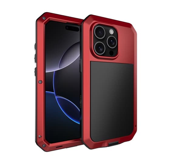 iPhone 16 Pro - Skyddande HEAVY DUTY Aluminium Skal