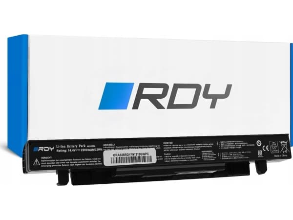 RDY A41-X550A batteri för Asus X550 X550C X550CA X550CC X550L X550V R510 R510C R510CA R510J R510JK R510L R510LA A550 F550