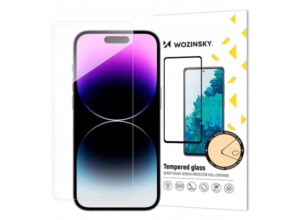 Wozinsky Full Cover Flexibelt glas hybrid fullskärm flexibelt glas för Samsung S24 FE