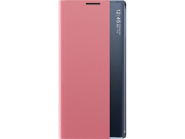 Uusi Sleep Kotelo Samsung Galaxy S25 flip cover ja jalusta - vaaleanpunainen