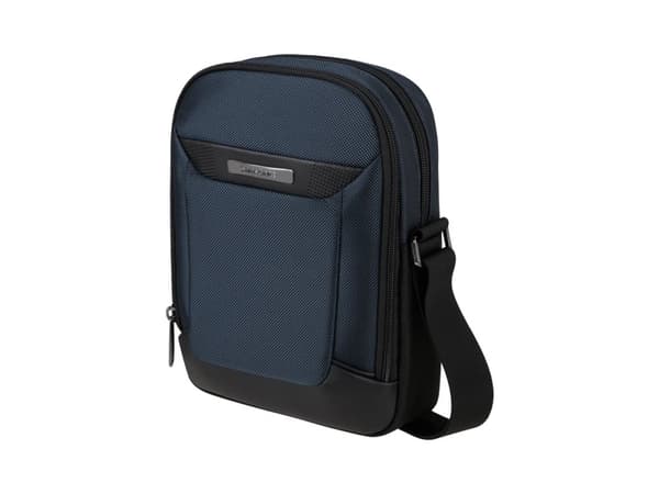 Samsonite PRO-DLX 6, Mies, Olkalaukku, Musta, Vetoketju, Etutasku, 24,6 cm (9.7")