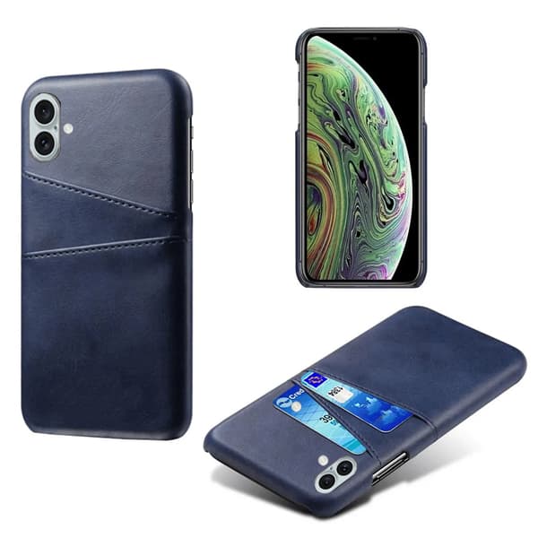 iPhone 16 Plus - LEMANS Skal med Kortfack - Stilrent och Smidigt