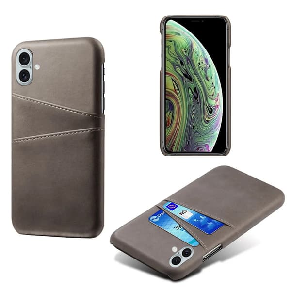 iPhone 16 Plus - LEMANS Skal med Kortfack - Stilrent och Smidigt