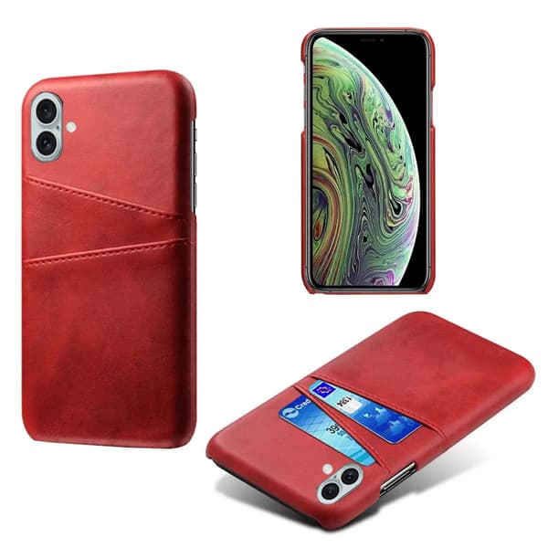 iPhone 16 Plus - LEMANS Skal med Kortfack - Stilrent och Smidigt