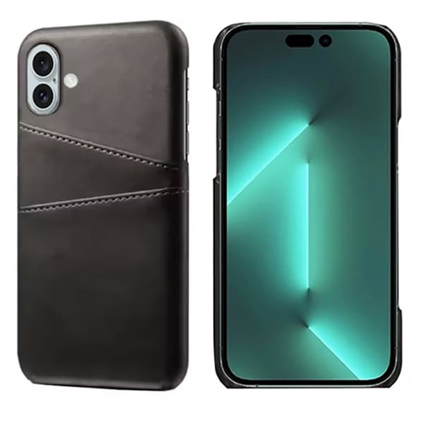iPhone 16 Plus - LEMANS Skal med Kortfack - Stilrent och Smidigt