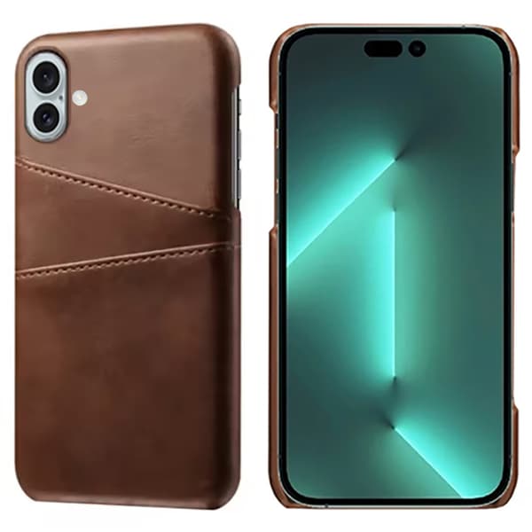 iPhone 16 Plus - LEMANS Skal med Kortfack - Stilrent och Smidigt