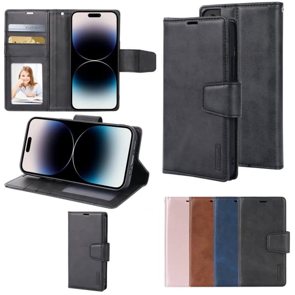 iPhone 16 - Elegant Hanman Miro 2-in-1 Plånboksfodral