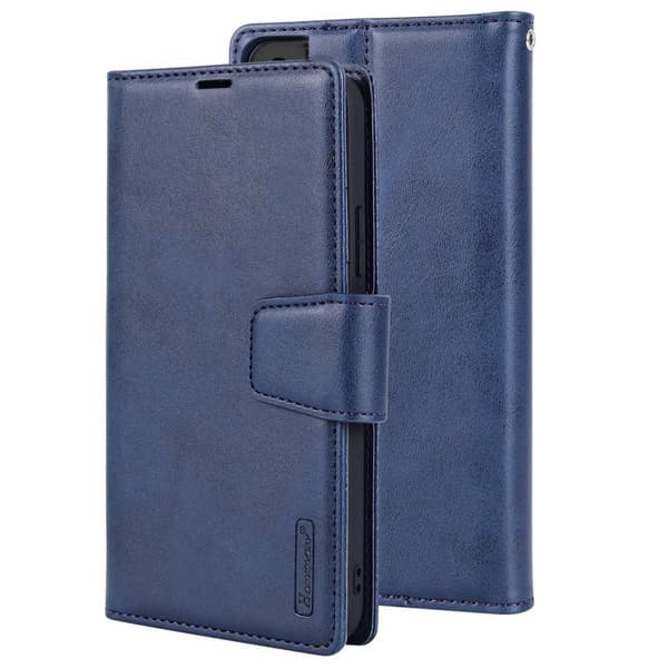 iPhone 16 - Elegant Hanman Miro 2-in-1 Plånboksfodral Blå