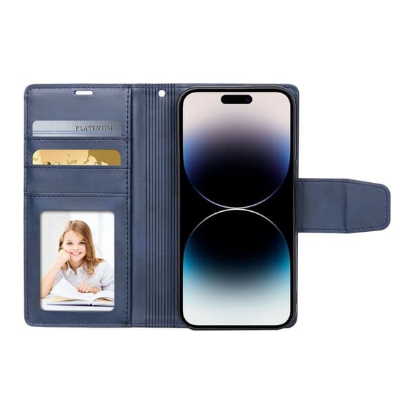 iPhone 16 Plus - Allt i Ett Elegant 2-i-1 Plånboksfodral