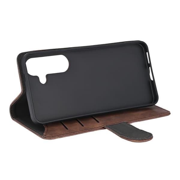 Gear Mobil Lommebok Samsung S25 5G Klassisk 3 Kort Resirkulert Brun