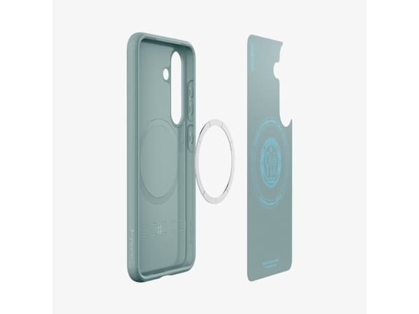 Spigen Galaxy S25 Case Parallax (MagFit) Sage Green, Cover, Samsung, Galaxy S25, 15.8 cm (6.2"), Green