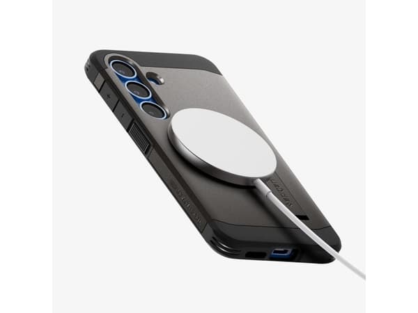 Spigen Tough Armor AI (MagFit), Omslag, Samsung, Galaxy S25, 15,8 cm (6.2"), Metallisk