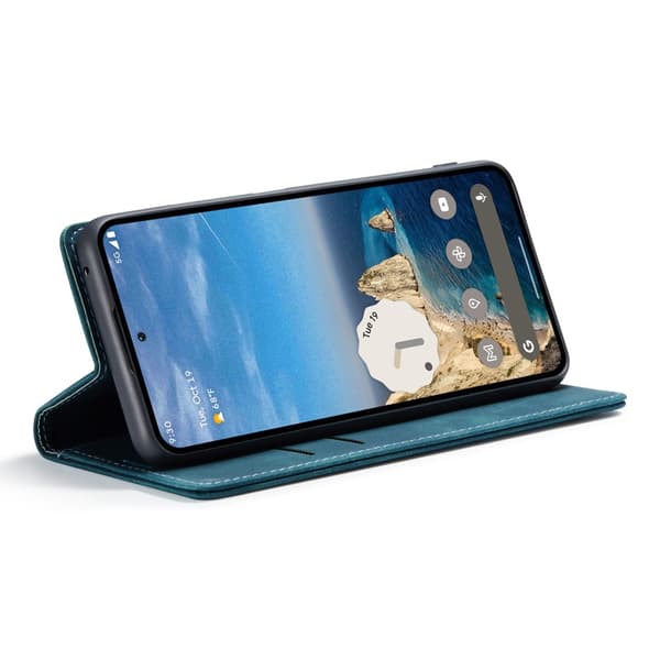CaseMe Slim Plånboksfodral Google Pixel 9 Blå