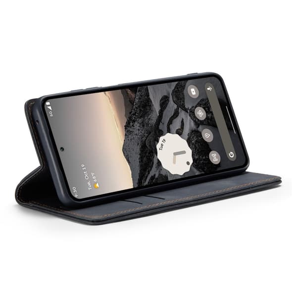 CaseMe Slim Plånboksfodral Google Pixel 9 Svart