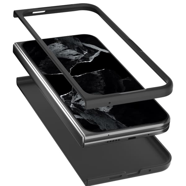 Hårdskal Gummerat Google Pixel 9 Pro Fold Svart