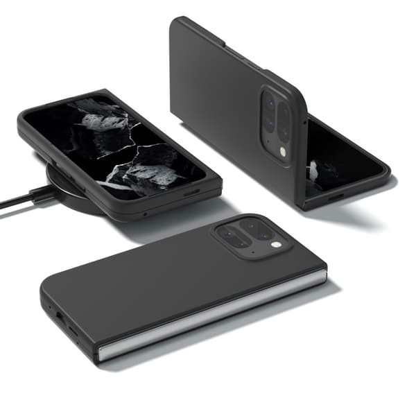 Hårdskal Gummerat Google Pixel 9 Pro Fold Svart