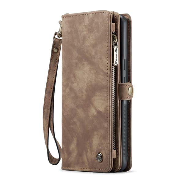 CaseMe Multi-Slot 2 i 1 Plånboksfodral Google Pixel 9 Pro XL Brun