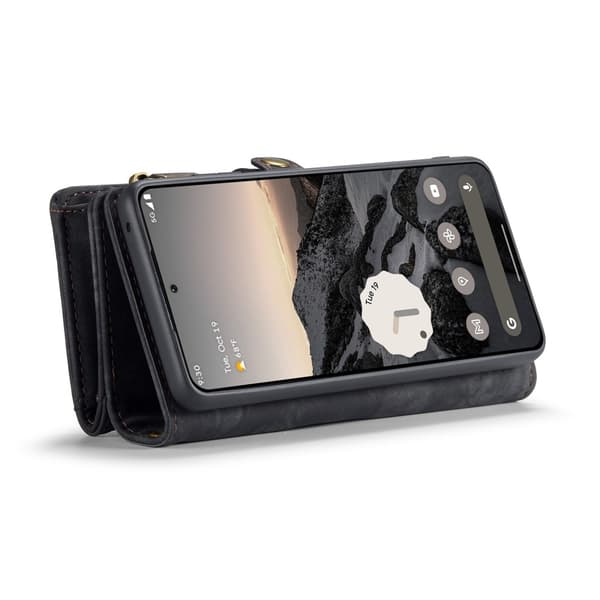 CaseMe Multi-Slot 2 i 1 Plånboksfodral Google Pixel 9 Pro XL Svart