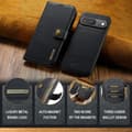 Miniatyrbild 9 av 10: DG.MING 2-in-1 Magnet Wallet Google Pixel 9 Pro Black