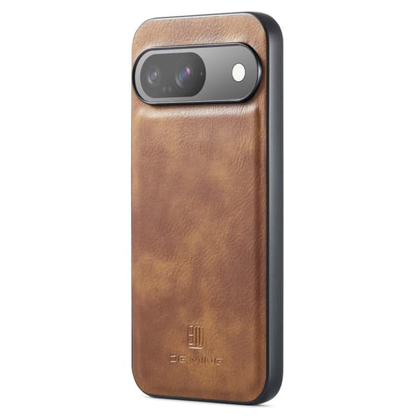 DG.MING 2-in-1 Magnet Wallet Google Pixel 9 Cognac