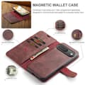 Miniatyrbild 7 av 10: DG.MING 2-in-1 Magnet Wallet Google Pixel 9 Pro Red