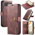 Miniatyrbild 1 av 10: DG.MING 2-in-1 Magnet Wallet Google Pixel 9 Pro Red
