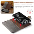 Miniatyrbild 6 av 10: DG.MING 2-in-1 Magnet Wallet Google Pixel 9 Pro XL Brown