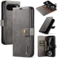Miniatyrbild 1 av 10: DG.MING 2-in-1 Magnet Wallet Google Pixel 9 Pro XL Brown