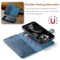 Miniatyrbild 6 av 10: DG.MING 2-in-1 Magnet Wallet Google Pixel 9 Pro XL Blue