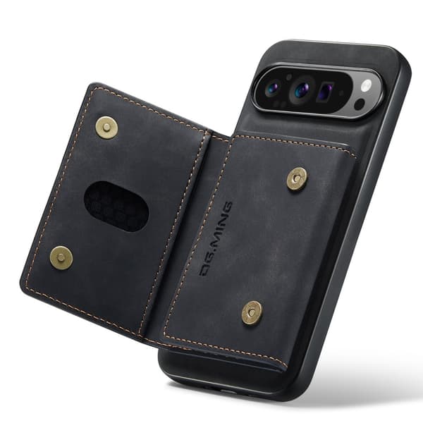 DG.MING Magnetic Card Slot Case Google Pixel 9 Pro XL Black