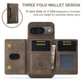 Miniatyrbild 4 av 10: DG.MING Magnetic Card Slot Case Google Pixel 9 Brown