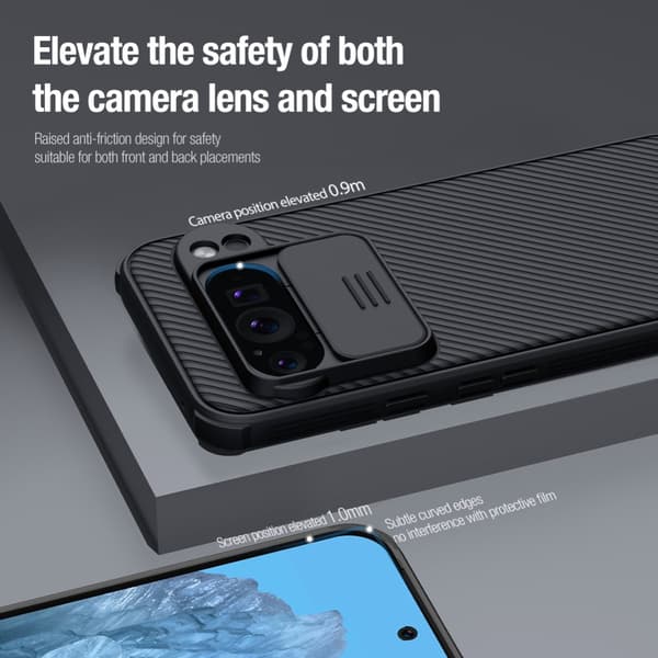 Nillkin CamShield Skal Google Pixel 9 Pro XL Svart