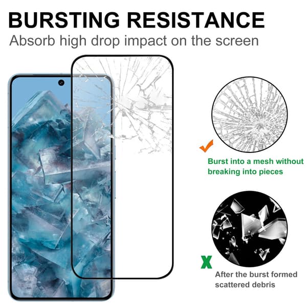 Heltäckande Härdat Glas Skärmskydd Google Pixel 9 Pro XL
