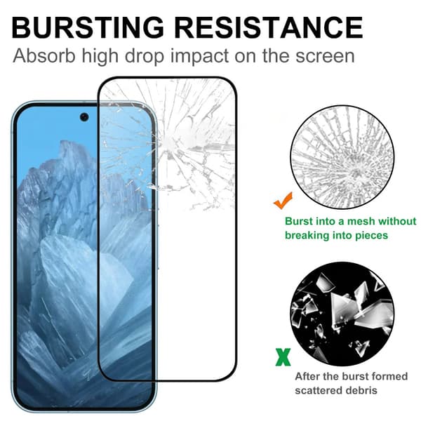 Heltäckande Härdat Glas Skärmskydd Google Pixel 9 Pro