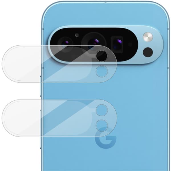 Imak 2 Pack Härdat Glas Kameraskydd Google Pixel 9 Pro Transparent