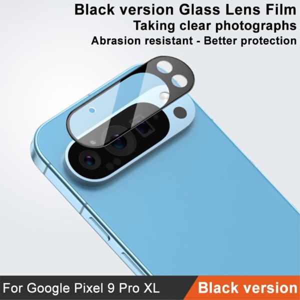 Imak Härdat Glas Linsskydd Google Pixel 9 Pro XL Svart