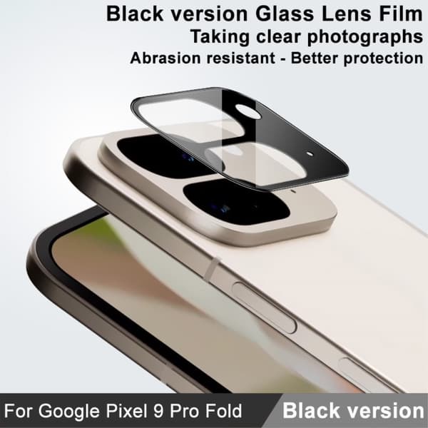 Imak Härdat Glas Linsskydd Google Pixel 9 Pro Fold Svart