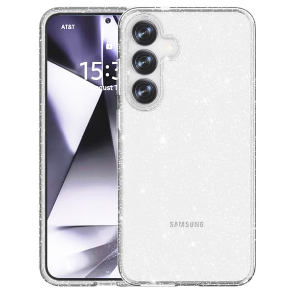 Samsung Galaxy S25 Skal Glitter Transparent