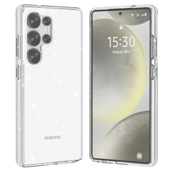Samsung Galaxy S25 Ultra Skal Glitter Transparent