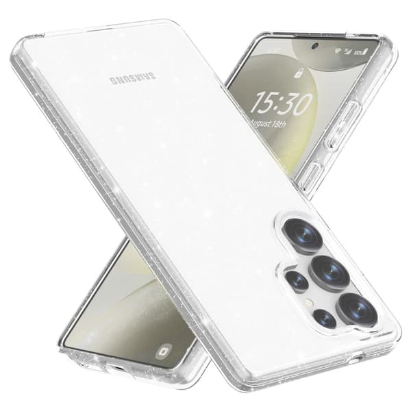 Samsung Galaxy S25 Ultra Skal Glitter Transparent