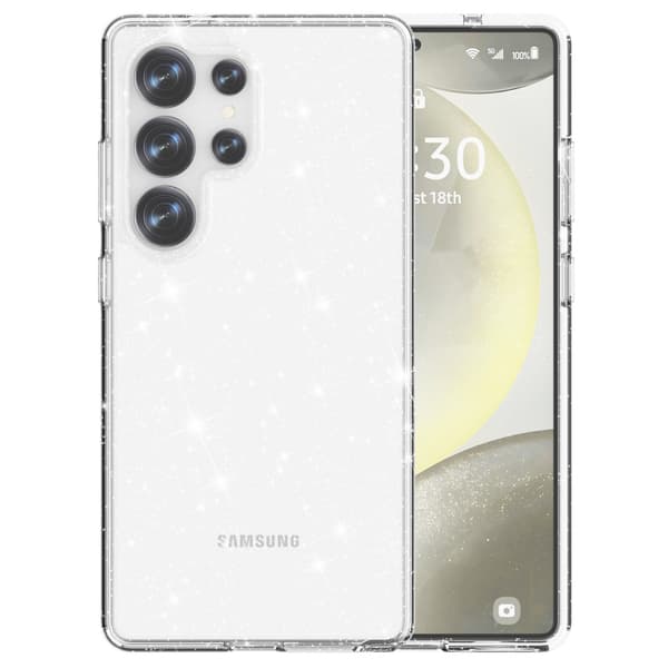 Samsung Galaxy S25 Ultra Skal Glitter Transparent