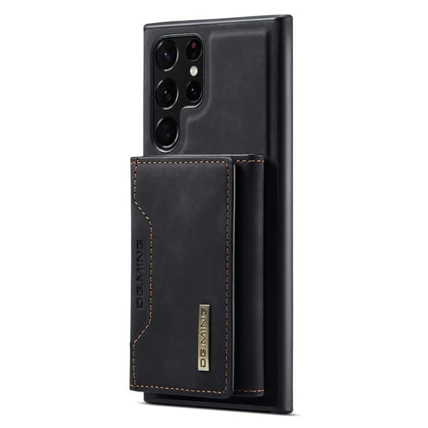 DG.MING 2 in 1 Magnetic Card Slot Case Samsung Galaxy S25 Ultra Black
