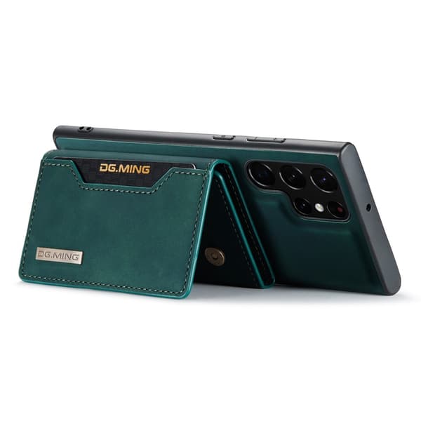 DG.MING 2 in 1 Magnetic Card Slot Case Samsung Galaxy S25 Ultra Green
