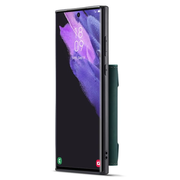 DG.MING 2 in 1 Magnetic Card Slot Case Samsung Galaxy S25 Ultra Green
