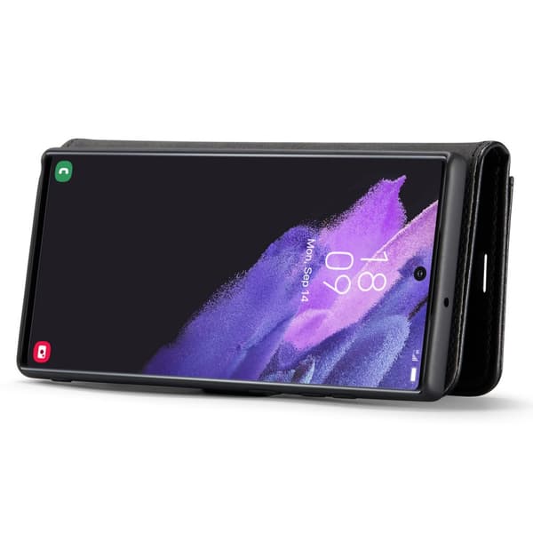 DG.MING 2-in-1 Magnet Wallet Samsung Galaxy S25 Ultra Black