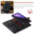 Miniatyrbild 6 av 9: DG.MING 2-in-1 Magnet Wallet Samsung Galaxy S25 Ultra Black