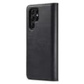 Miniatyrbild 9 av 9: DG.MING 2-in-1 Magnet Wallet Samsung Galaxy S25 Ultra Black