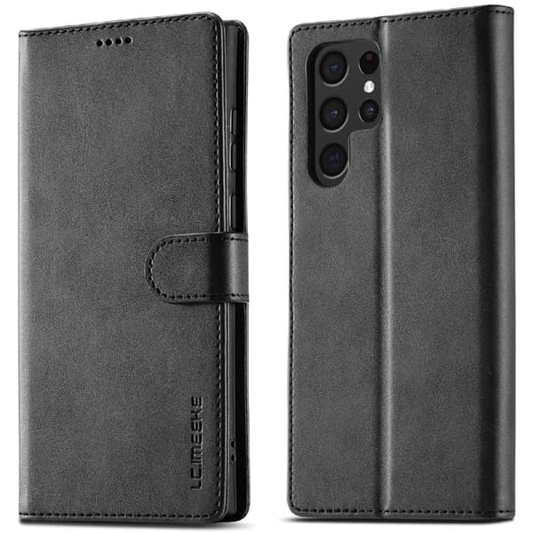 LC.IMEEKE Plånboksfodral Samsung Galaxy S25 Ultra Svart