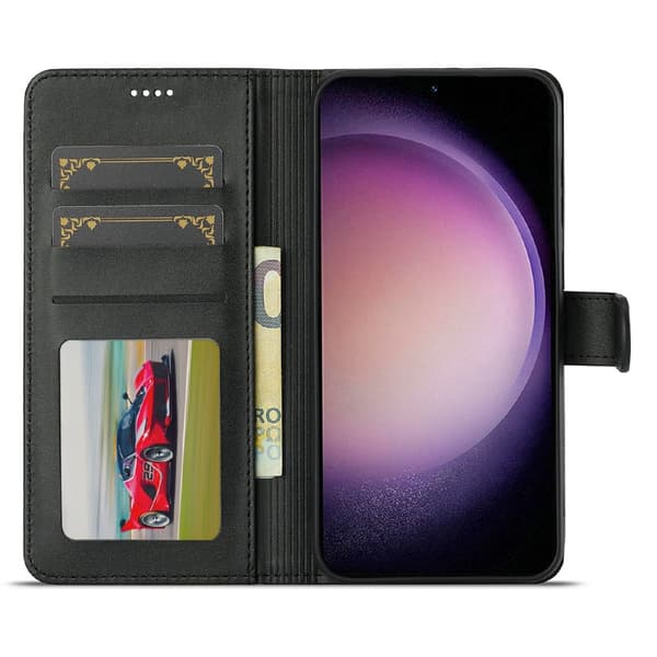 LC.IMEEKE Plånboksfodral Samsung Galaxy S25 Svart
